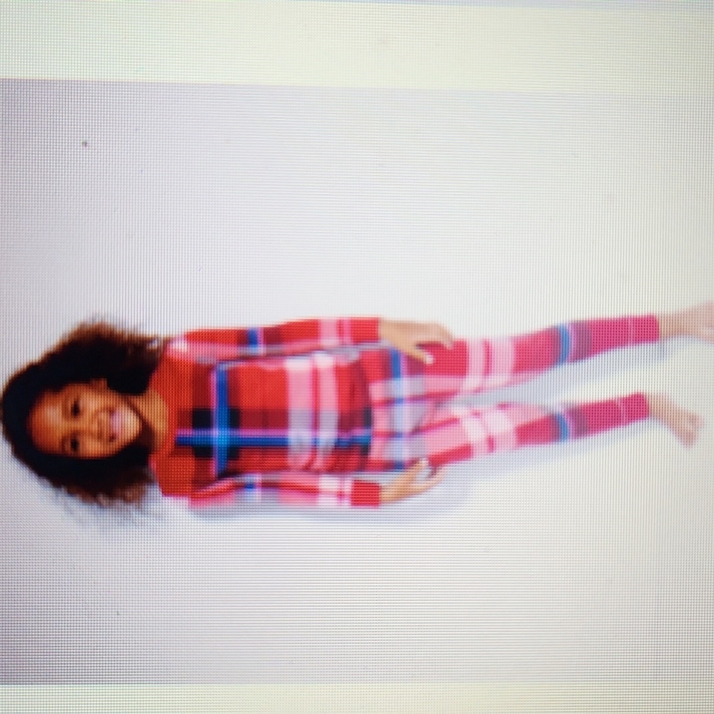 Soma NWT Kids PJ Set Size 12 runs snug in Red Plaid